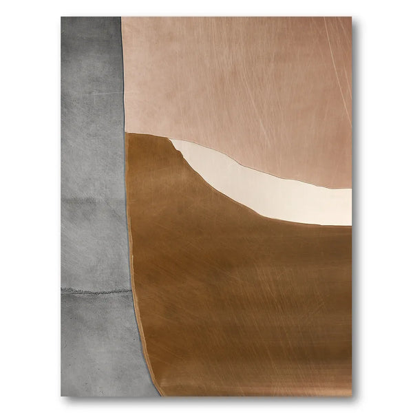Minimalist Earth Tones Art Print