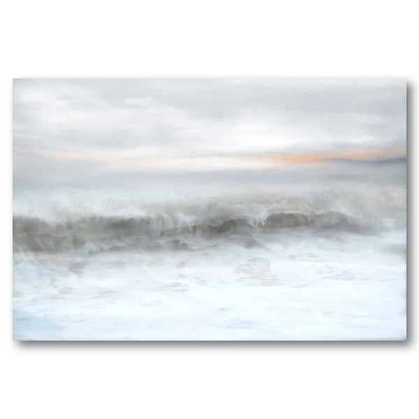 Misty Ocean Waves Art Print
