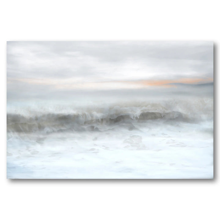 Misty Ocean Waves Art Print