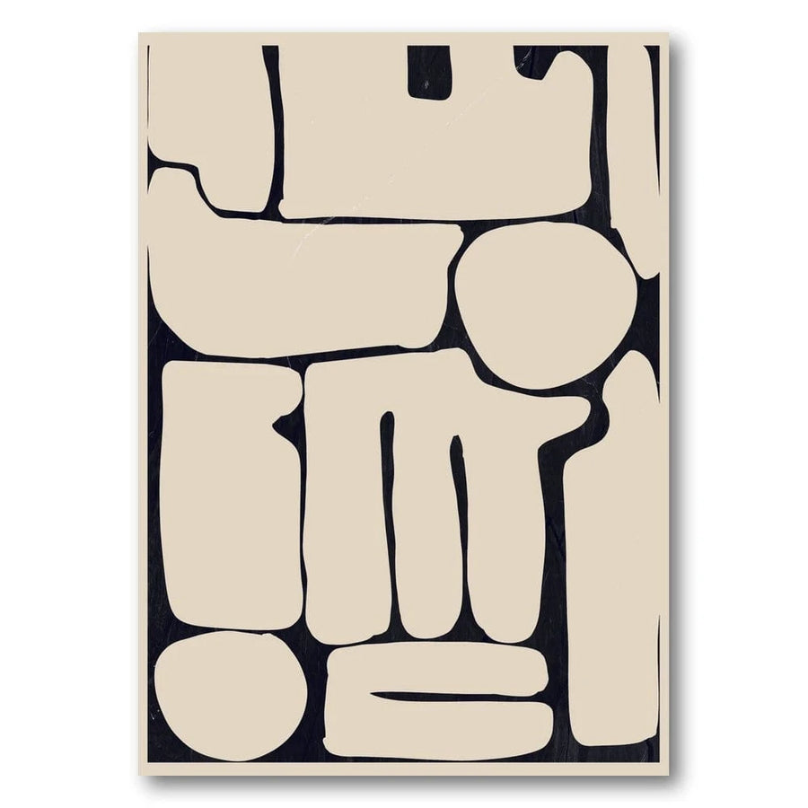 Tonal Harmony Geometric Essence Art Print