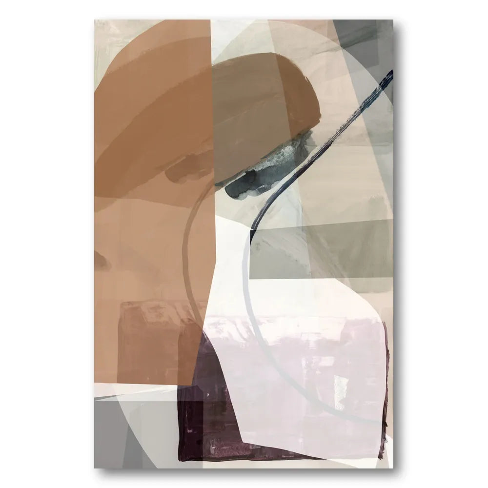 Modern Abstract Shapes Art Print 1