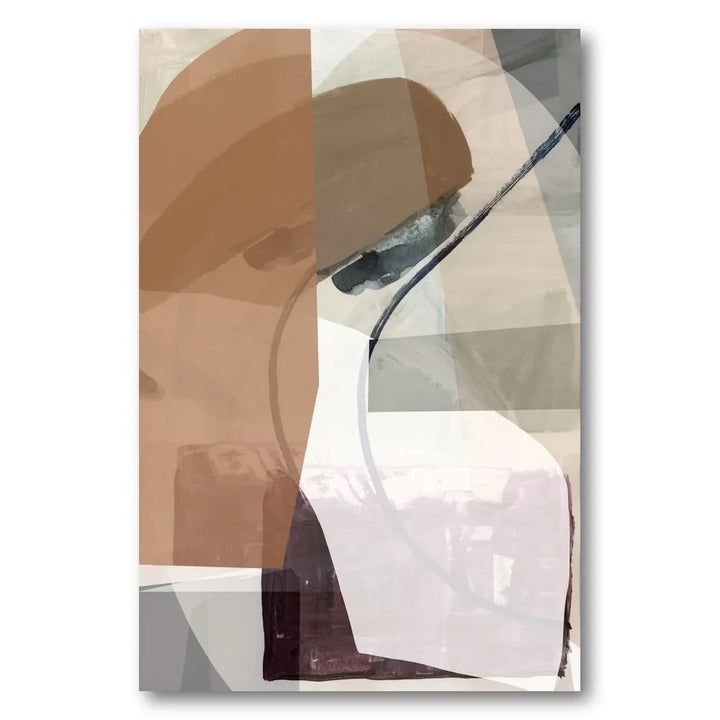 Modern Abstract Shapes Art Print 1