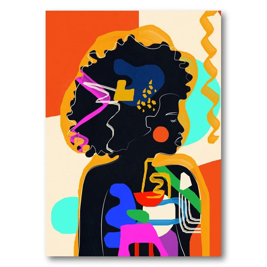 Modern Abstract Woman Collection - Collection_web Art Print