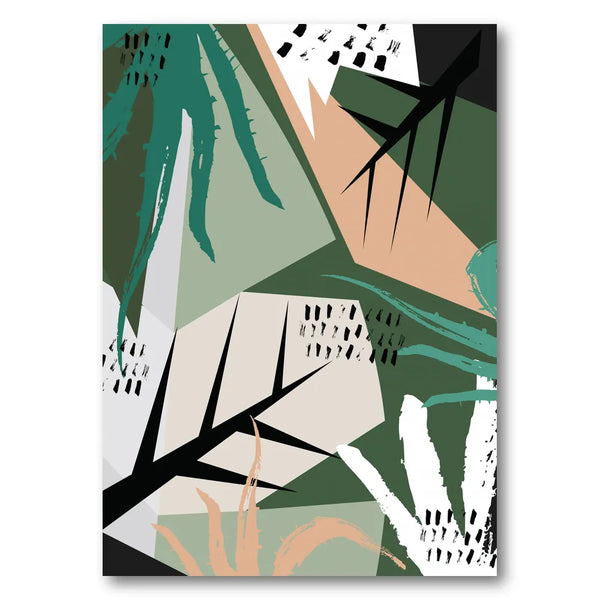 Modern Botanical Abstract Art Print