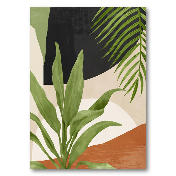 Modern Botanical Abstract Art Print