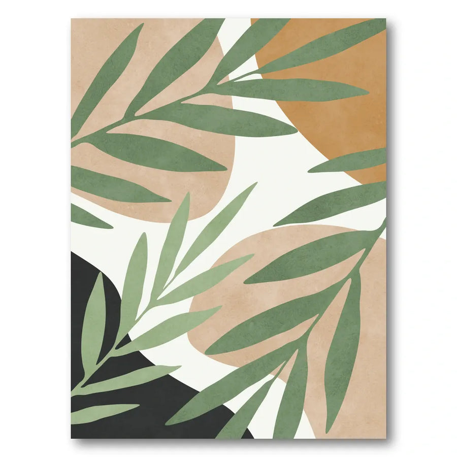 Modern Botanical Shapes Art Print