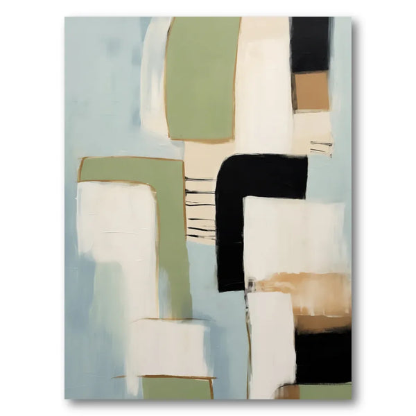 Modern Color Blocks Art Print