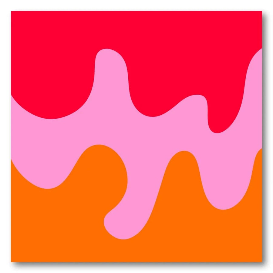 Dynamic Abstract Waves Art Print