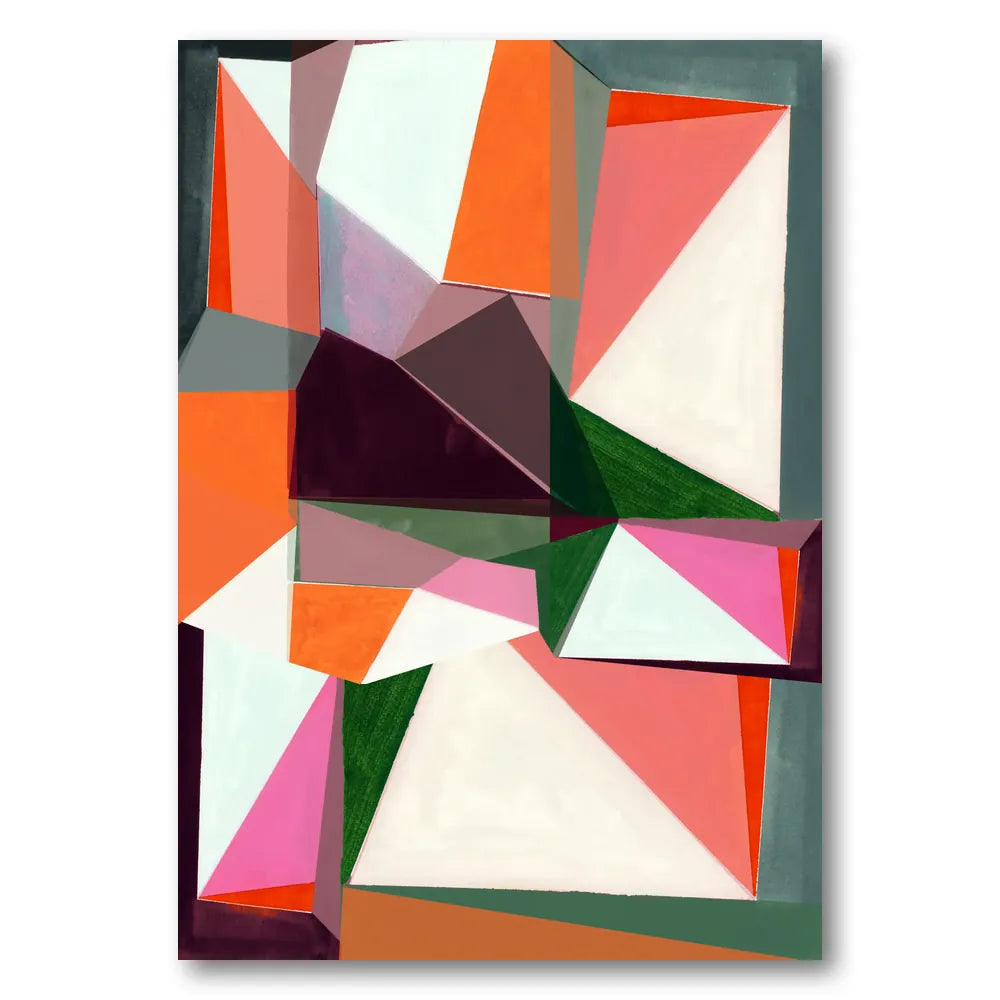 Modern Geometric Shapes Art Print