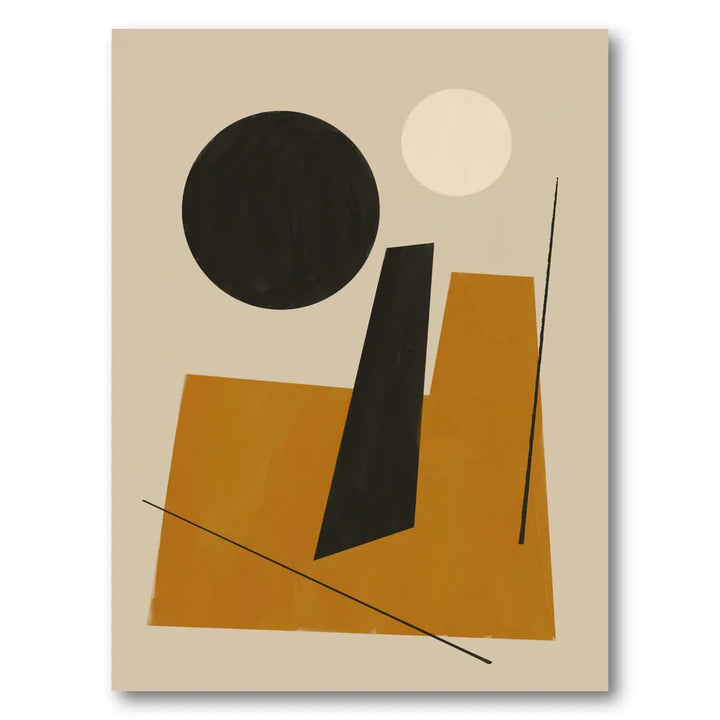 Modern Geometric Shapes Art Print