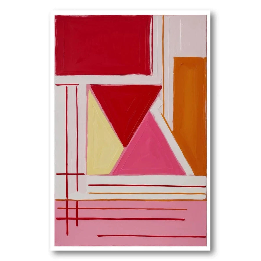 Modern Vibrant Form Art Print