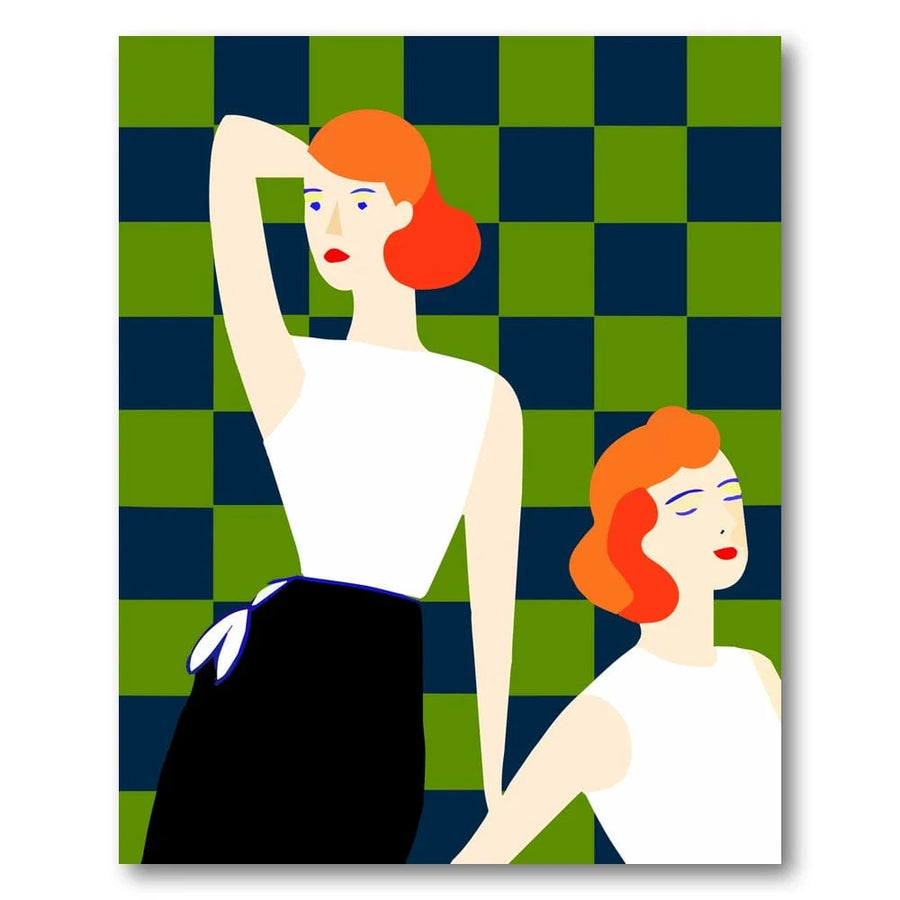 Retro Patterns Art Print