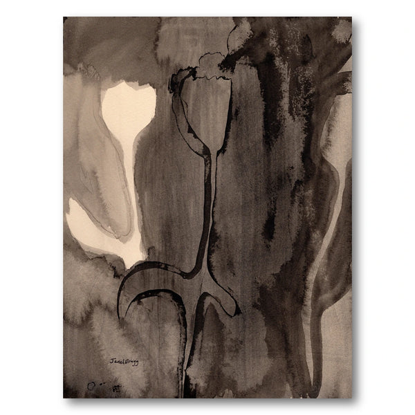 Moody Botanical Silhouette Art Print
