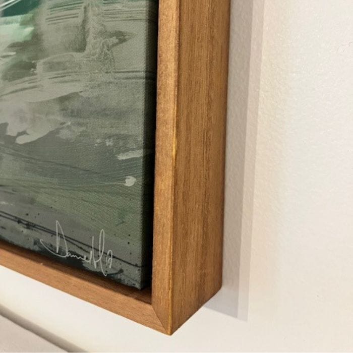 Mounted Canvas with Floater Frame