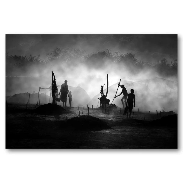Mundari Life Art Print