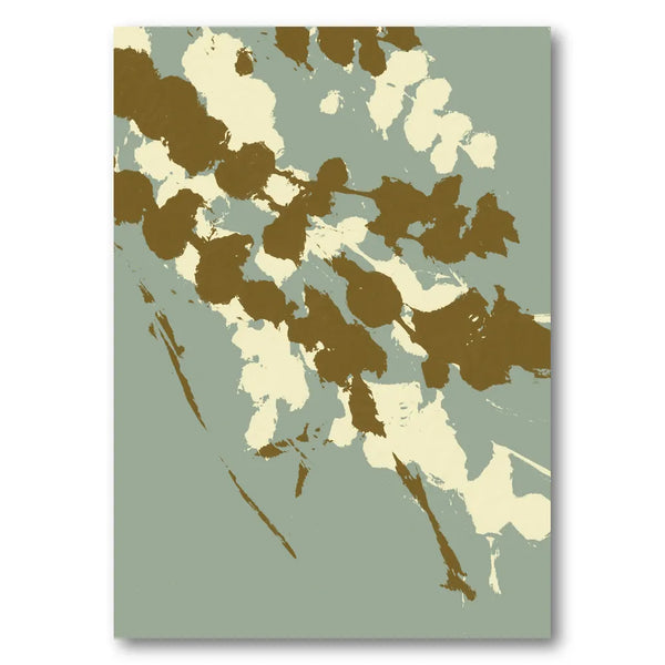 Muted Botanical Strokes Art Print