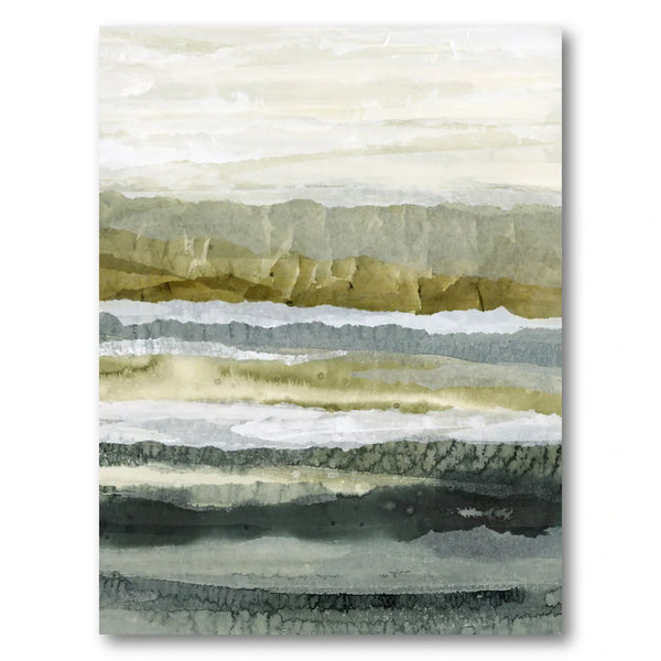 Muted Landscape Layers Art Print