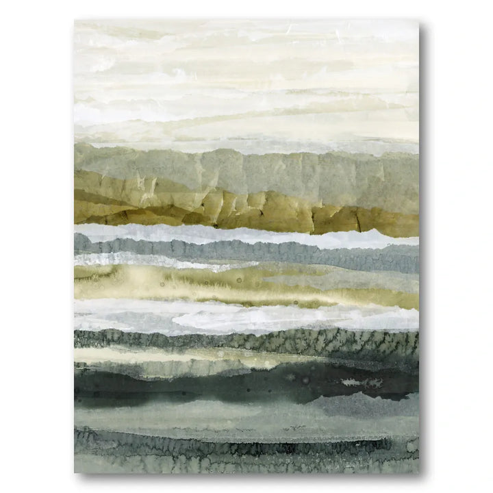 Muted Landscape Layers Art Print