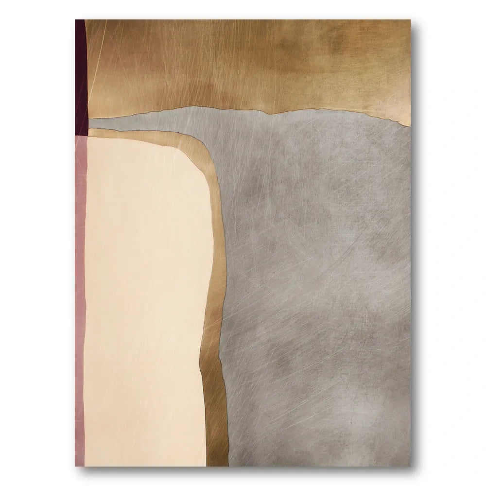 Muted Organic Abstract Forms Art Print