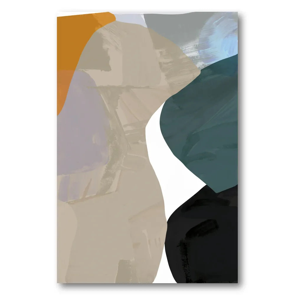 Muted Organic Forms Art Print 1