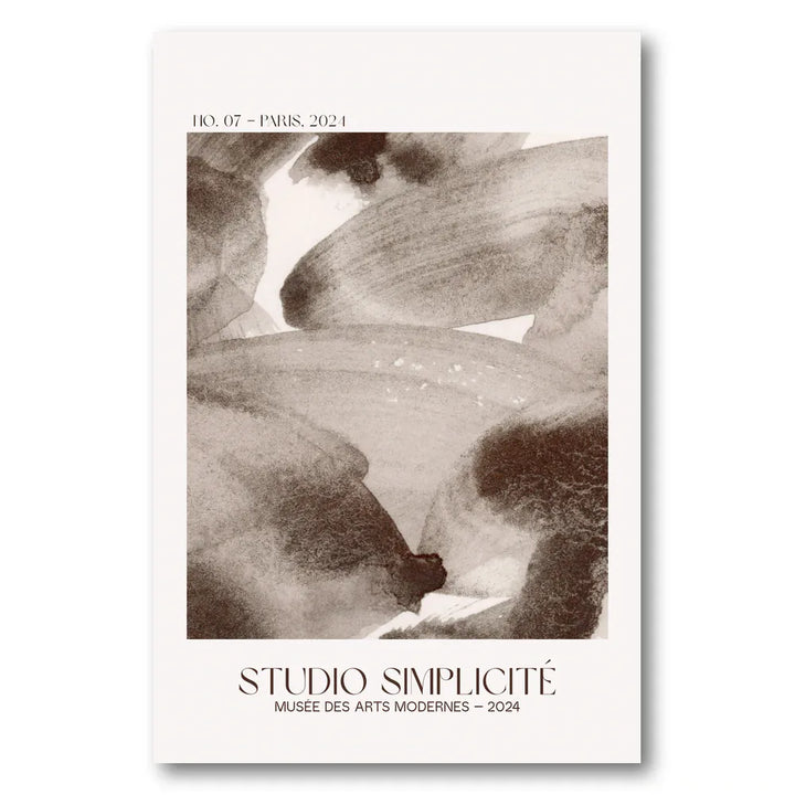 Muted Organic Forms Art Print