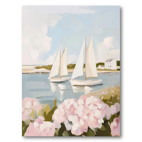 Nantucket Sails Art Print