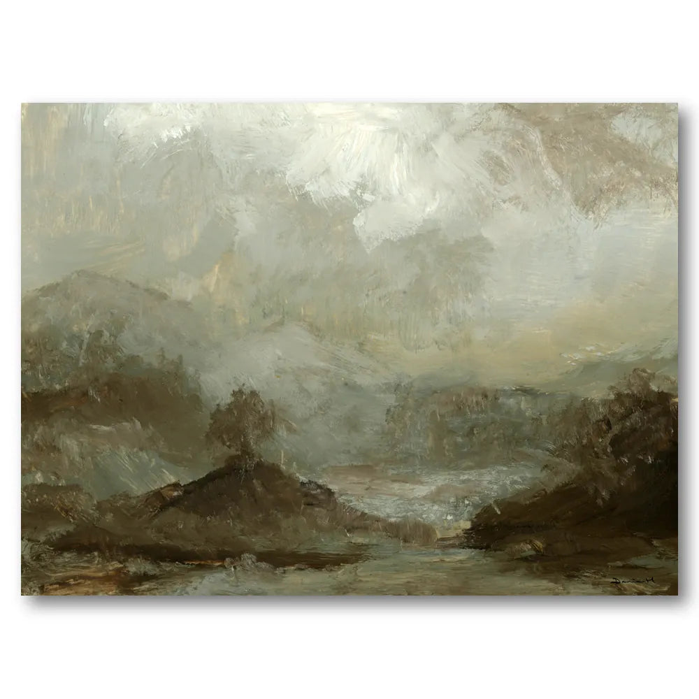 Oak On a Hill Art Print