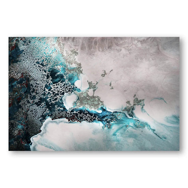 Ocean Melody Abstract Art Print By Petra Meikle de Vlas