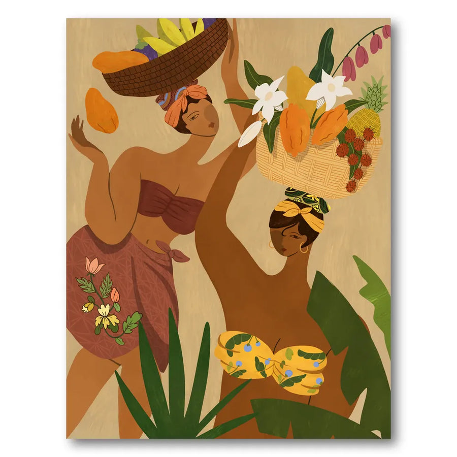 Opps Papaya Art Print