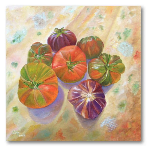 Vibrant Heirloom Tomatoes Art Print