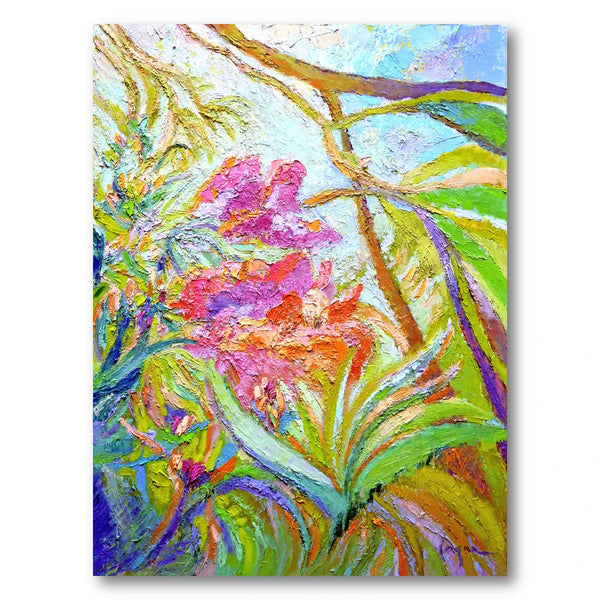 Orchid house Art Print