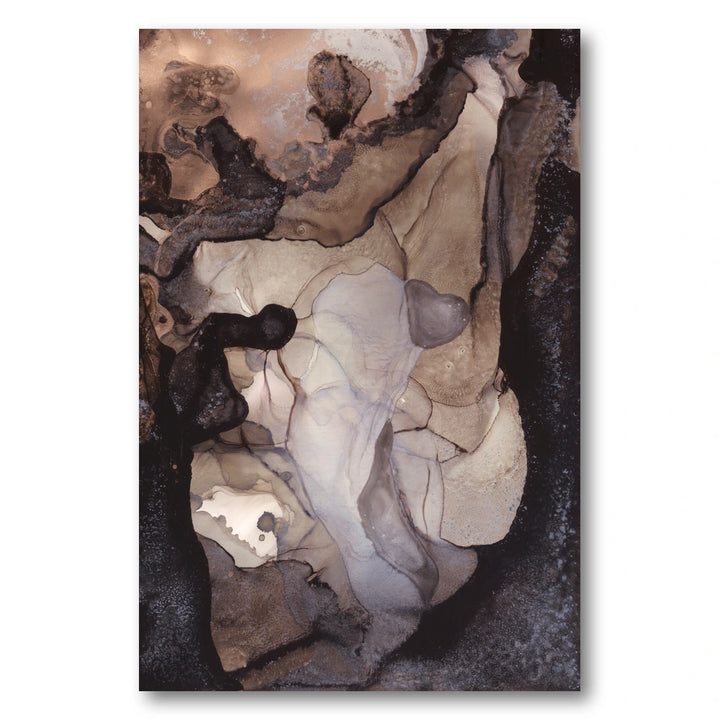 Organic Shapes in Earthy Tones Art Print