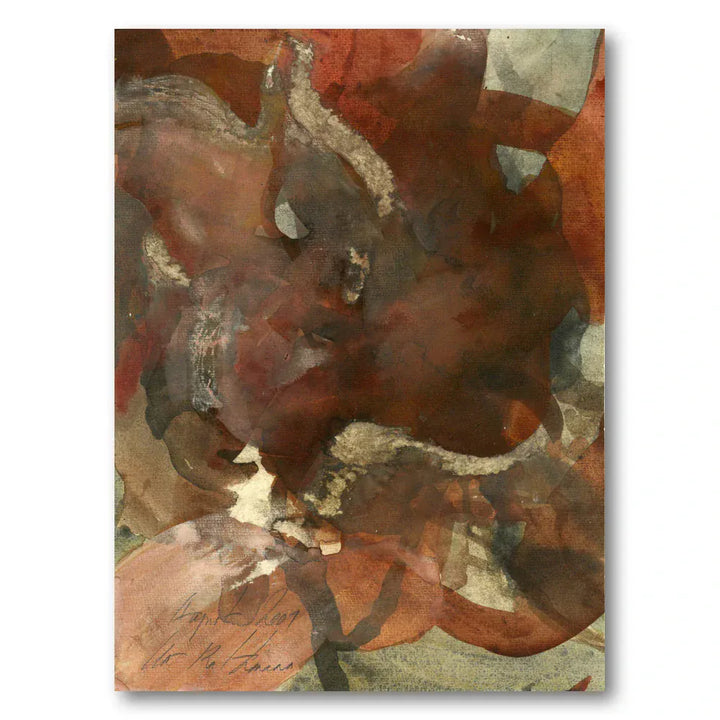 Earthy Abstract Flow Art Print