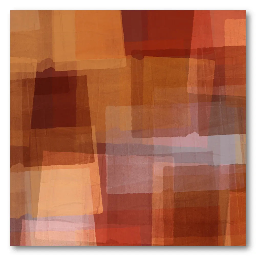 Overlapping Earth Tones Art Print