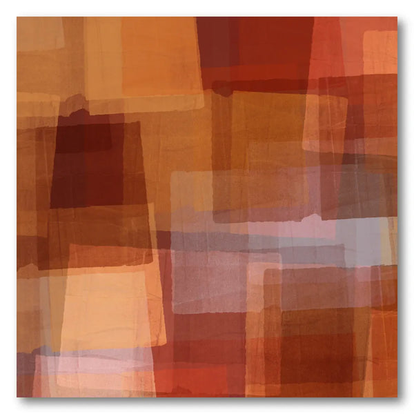 Overlapping Earth Tones Art Print