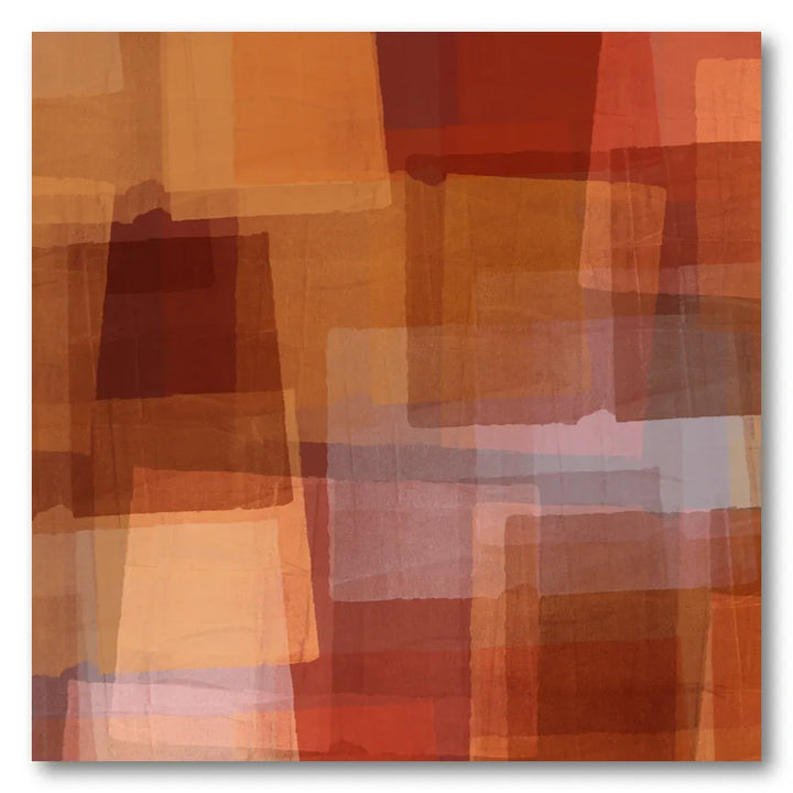Overlapping Earth Tones Art Print