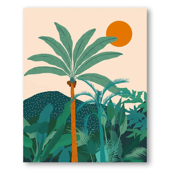 Tropical Sunset Bliss Art Print