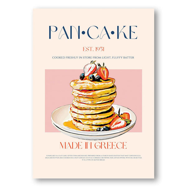 Greek Pancake -  Art Print