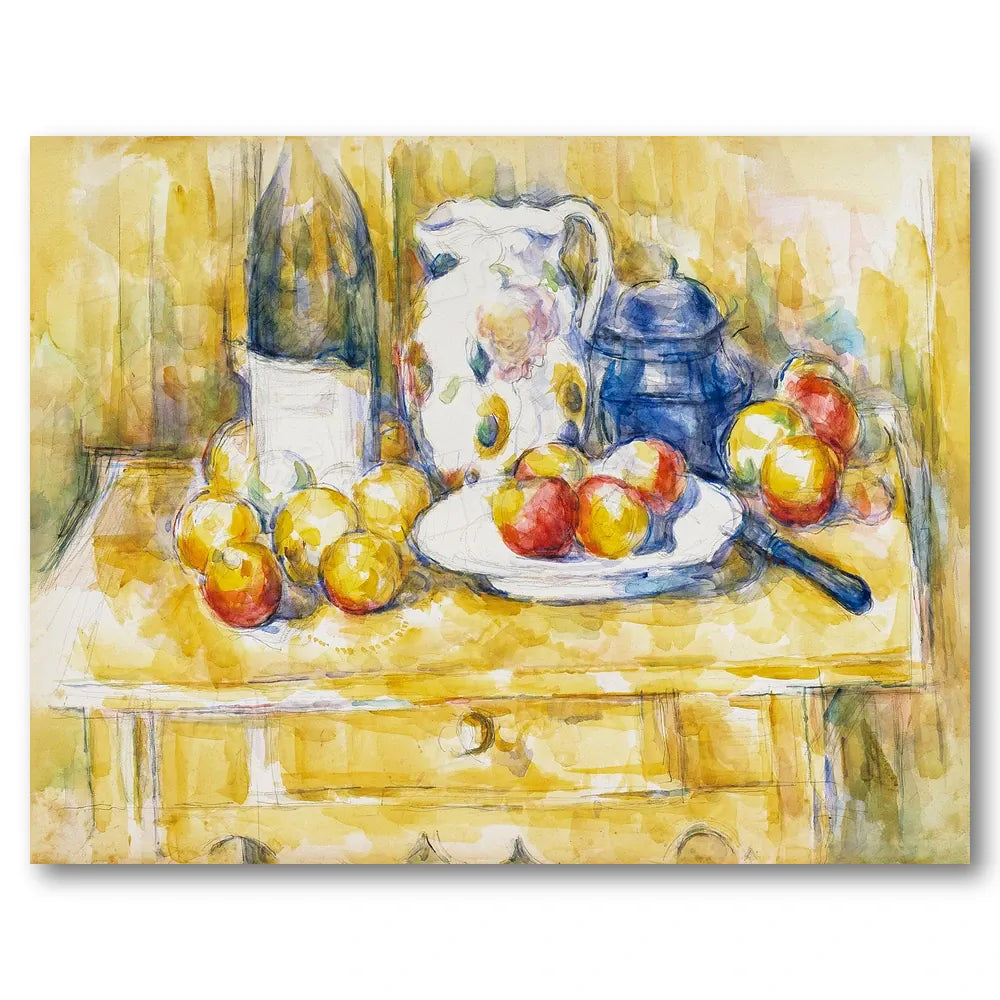 Apples on a Sideboard by Cézanne Art Print