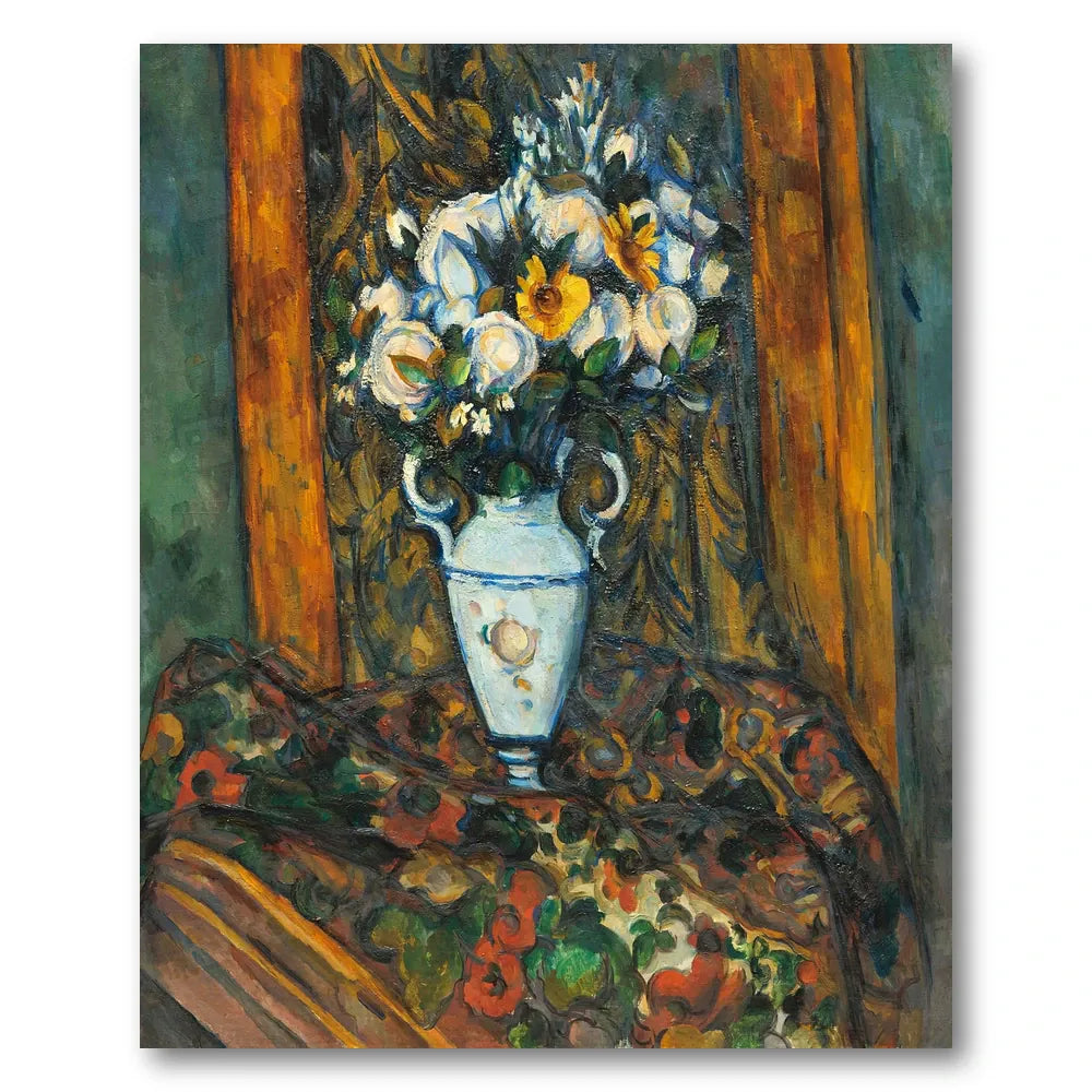 Vase of Flowers by Cézanne Art Print