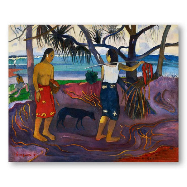 Raro Te Oviri Art Print By Paul Gauguin