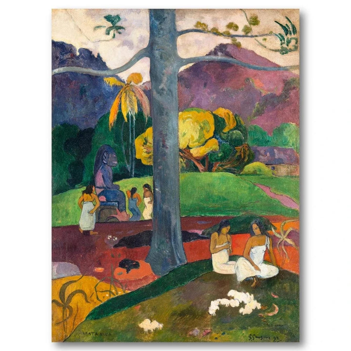 Paul Gauguin's Mata Mua Art Print
