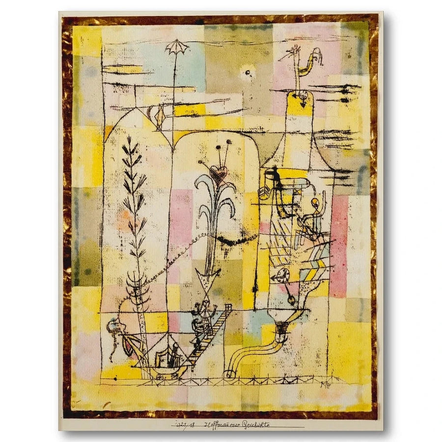 Surreal Mechanical Structures Art Print