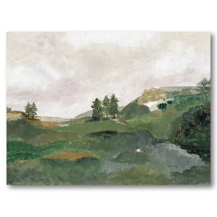 Peaceful Hillside Landscape Art Print