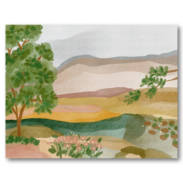 Peaceful Valley View Art Print