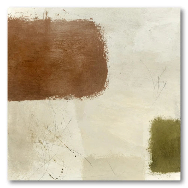 Neutral Abstract Shapes Art Print