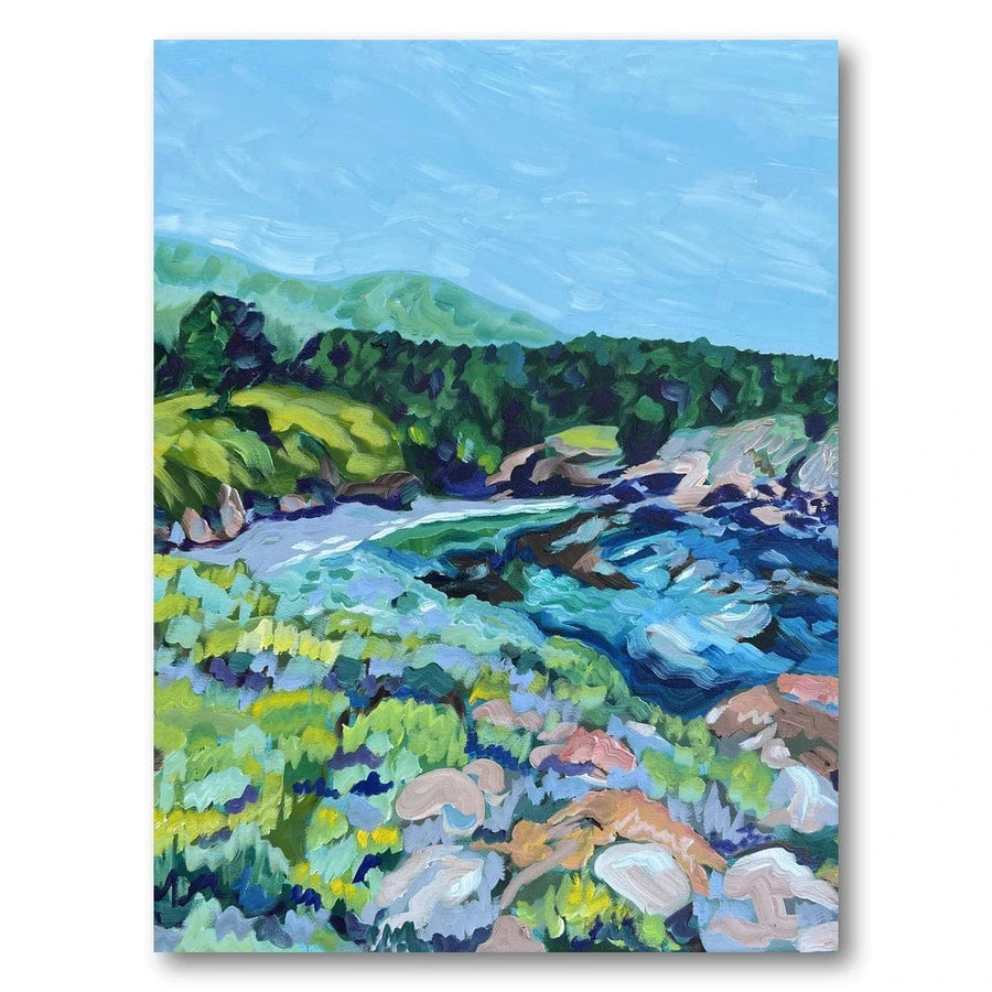 Point Lobos Coastal Landscape Art Print