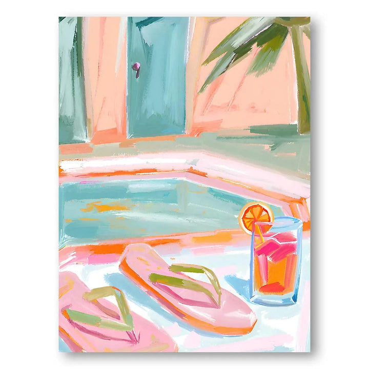 Flip-Flop Relaxation Art Print