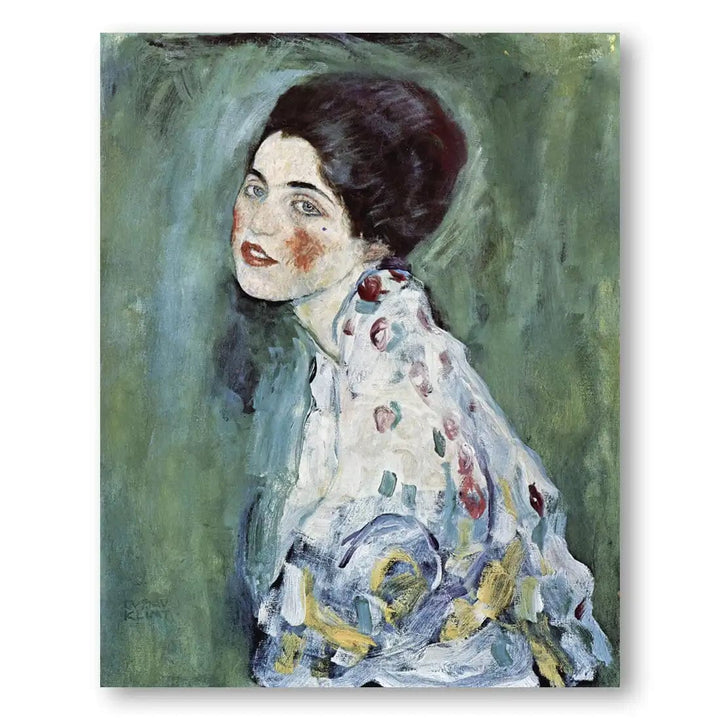 Portrait of a Lady by Gustav Klimt Art Print
