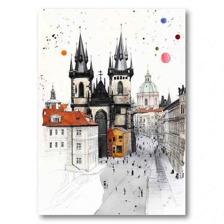 Prague Old Town Splendor Art Print